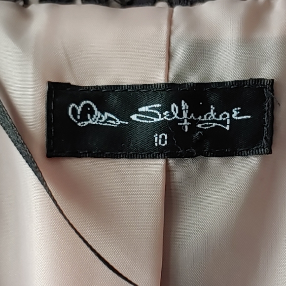 Miss Selfridge Black Lace Blazer - Picture 3 of 4